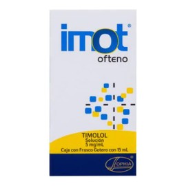 IMOT OFTENO (TIMOLOL) SOL GOTAS 5MG/ML 15ML C1