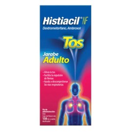 HISTIACIL NF ADULTO (DEXTROMETORFANO/AMBROXOL) JBE 150ML