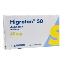 HIGROTON 50 (CLORTALIDONA) TAB 50MG C30