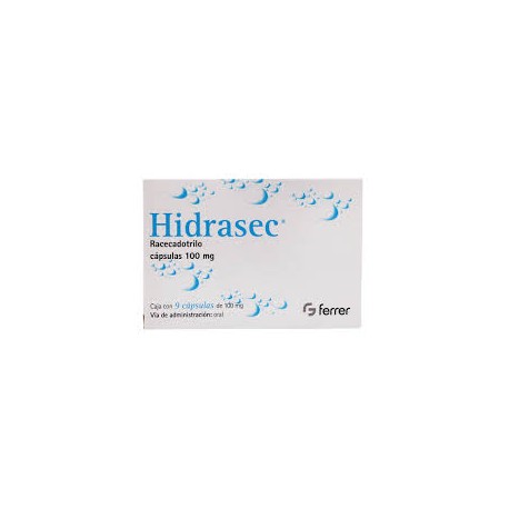 HIDRASEC (RACECADOTRILO) CAP 100MG C9