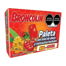 BRONCOLIN PALETA MIEL-CEREZA C10