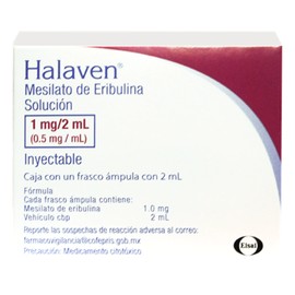 HALAVEN (MESILATO DE ERIBULINA) AMP 1MG/ML