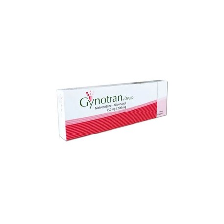 GYNOTRAN (METRONIDAZOL/MICONAZOL) OVULO 750MG/200MG C7