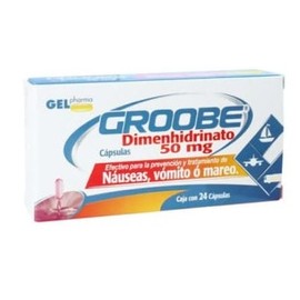 GROOBE (DIMENHIDRINATO) CAP 50MG C24