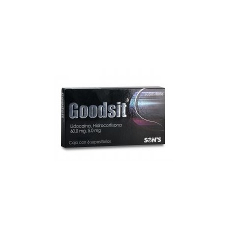 GOODSIT (LIDOCAINA/HIDROCORTISONA) 60MG/5MG C6