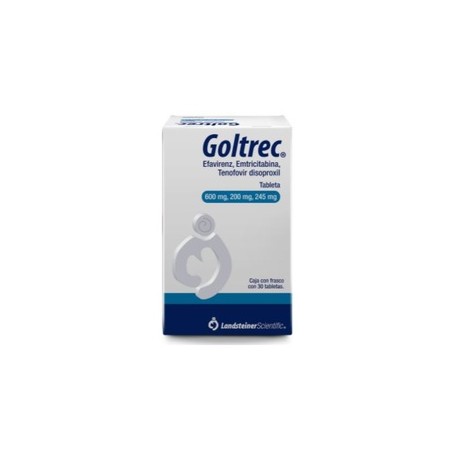 GOLTREC (EFAVIRENZ/EMTRICITABINA/TENOFOVIR) TAB 600MG/200MG/245MG C30