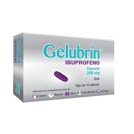GELUBRIN (IBUPROFENO) CAP 200MG C10