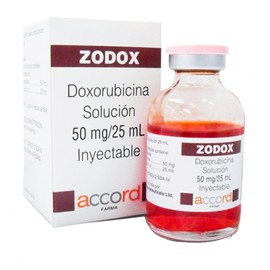 ZODOX (DOXORUBICINA) INY 50MG 25ML C1