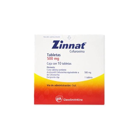 ZINNAT (CEFUROXIMA) TAB 500MG C10