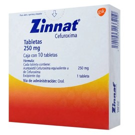 ZINNAT (CEFUROXIMA) TAB 250MG C10