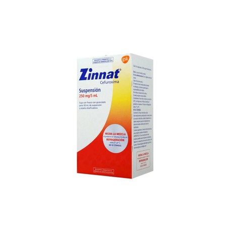 ZINNAT (CEFUROXIMA) SUSP 250MG/5ML 50ML C1