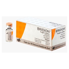 BRIDION (SUGAMMADEX) FCO AMP 100MG/ML C10