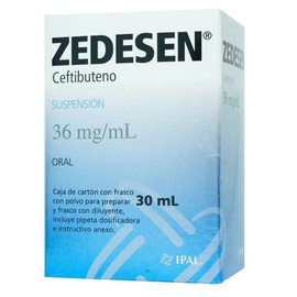 ZEDESEN (CEFTIBUTENO) SUSP 36MG 30ML