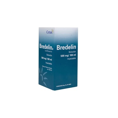 BREDELIN (LEVOFLOXACINO) FCO AMP 500MG/100ML C1