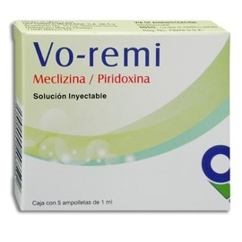 VO-REMI (MECLIZINA/PIRIDOXINA) AMP 25/50MG C5