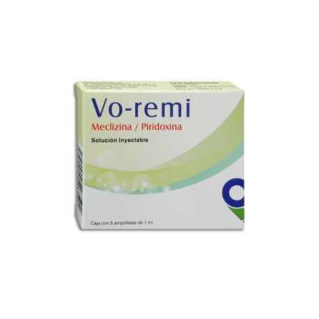 VO-REMI (MECLIZINA/PIRIDOXINA) AMP 25/50MG C5