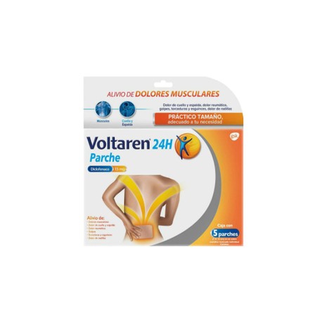 VOLTAREN 24H (DICLOFENACO) PARCHE 15MG C5