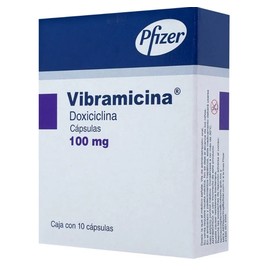 VIBRAMICINA (DOXICICLINA) CAP 100MG C10