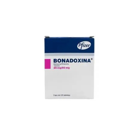 BONADOXINA (MECLIZINA/PIRIDOXINA) TAB 25/50MG C25