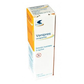 VERAKEN (VERAPAMILO) AMP 5MG/2ML C1 KENER