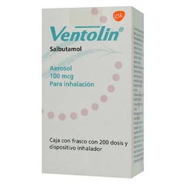 VENTOLIN (SALBUTAMOL) FCO AMP 5MG/ML 10ML
