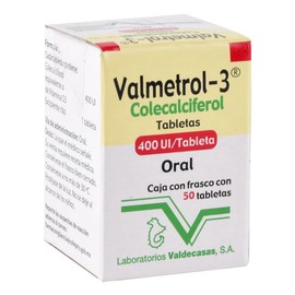 VALMETROL-3 (COLECALCIFEROL) TAB 400UI C50