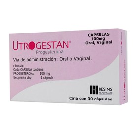 UTROGESTAN (PROGESTERONA) CAP 100MG C30