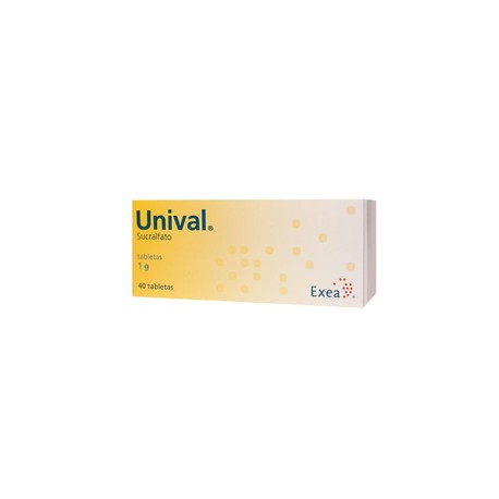 UNIVAL (SUCRALFATO) TAB 1G C40