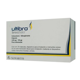 ULTIBRO BREEZHALER (INDACATEROL/GLICOPIRRONIO) CAP 110G /50G C30
