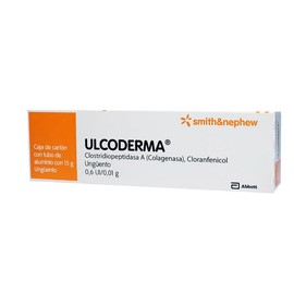 ULCODERMA (CLOSTRIDIOPEPTIDASA/CLORANFENICOL) UNG 15G