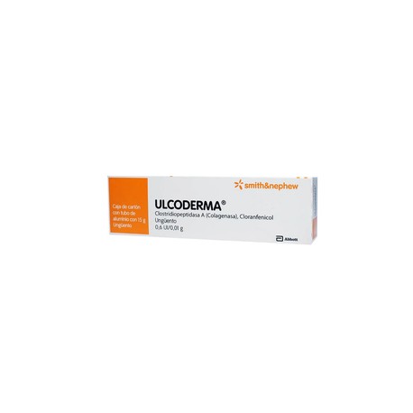ULCODERMA (CLOSTRIDIOPEPTIDASA/CLORANFENICOL) UNG 15G