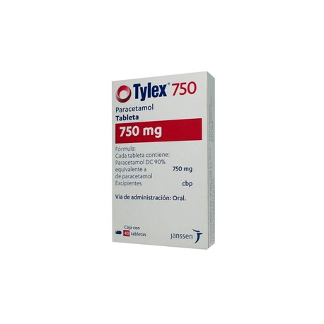 TYLEX (PARACETAMOL) TAB 750MG C40