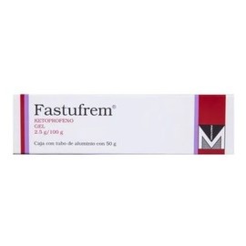 FASTUFREM (KETOPROFENO) GEL 2.5MG 50G