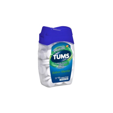 TUMS (CARBONATO DE CALCIO) TAB MAST 500MG C75