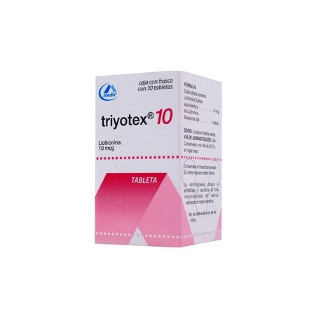 TRIYOTEX 10 (LIOTIRONINA) TAB 10MCG C30