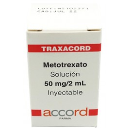 TRAXACORD (METOTREXATO) AMP 50MG/2ML C1