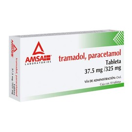 TRAMADOL/PARACETAMOL 37.5/325MG C10 TAB AMSA