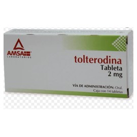 TOLTERODINA TAB 2MG C14 AMSA