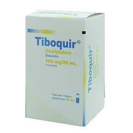 TIBOQUIR (OXALIPLATINO) FCO AMP 100MG/20ML C1