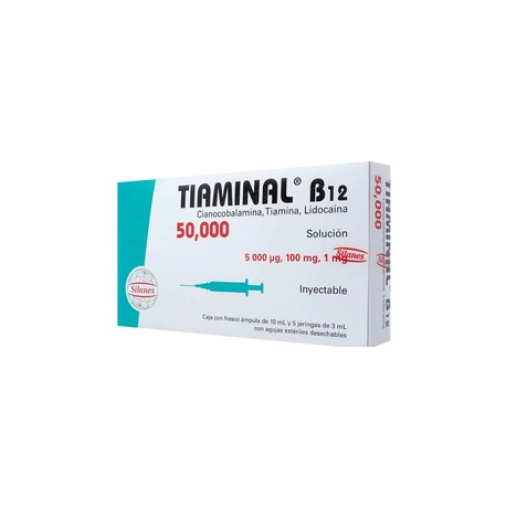 TIAMINAL B12 (CIANOCOBALAMINA/TIAMINA/LIDOCAINA) AMP C5