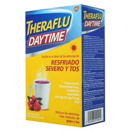 THERAFLU DAYTIME (PARACETAMOL/DEXTROMETORFANO/FENILEFRINA) SOBRES 650/20/10MG C6