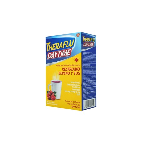 THERAFLU DAYTIME (PARACETAMOL/DEXTROMETORFANO/FENILEFRINA) SOBRES 650/20/10MG C6