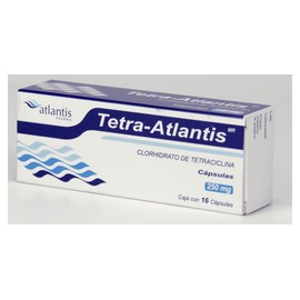 TETRA ATLANTIS (CLORHIDRATO DE TETRACICLINA) CAP 250MG C16