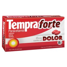 TEMPRA FORTE (PARACETAMOL) TAB 650MG C24