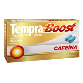 TEMPRA BOOST (PARACETAMOL/CAFEINA) TAB 500MG/65MG C12