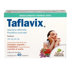 TAFLAVIX (VALERIANA/PASSIFLORA) TAB 100/60MG C40