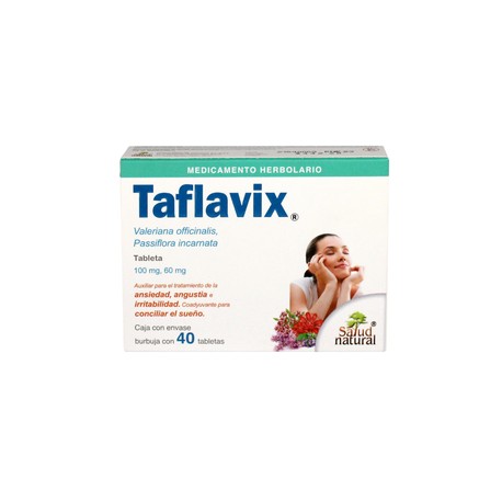 TAFLAVIX (VALERIANA/PASSIFLORA) TAB 100/60MG C40