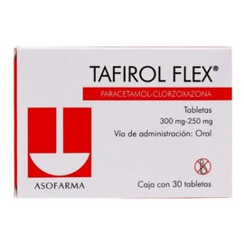 TAFIROL FLEX (PARACETAMOL/CLORZOXAZONA) TAB 300MG/250MG C30