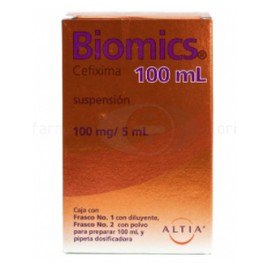 BIOMICS (CEFIXIMA) SUSPENSIÓN 100MG/5ML 100ML