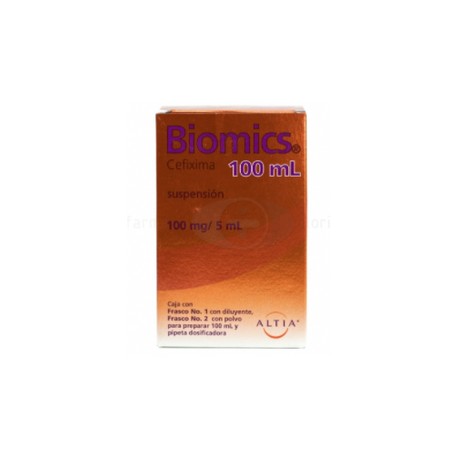 BIOMICS (CEFIXIMA) SUSPENSIÓN 100MG/5ML 100ML